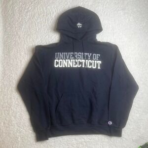 Champion‎ UConn huskies blue mens hoodie collegiate